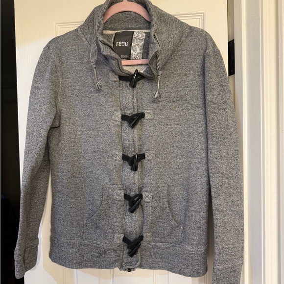 Remu Her Nantucket Zip Jacket Women's Charcoal Size L Jacket. - Picture 1 of 6